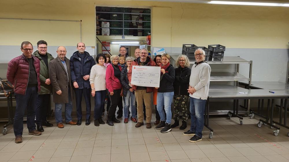 Scheckübergabe Tafel Saarlouis